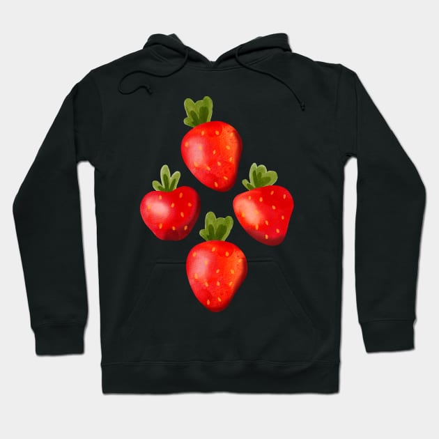 Strawberry Hoodie by MutchiDesign